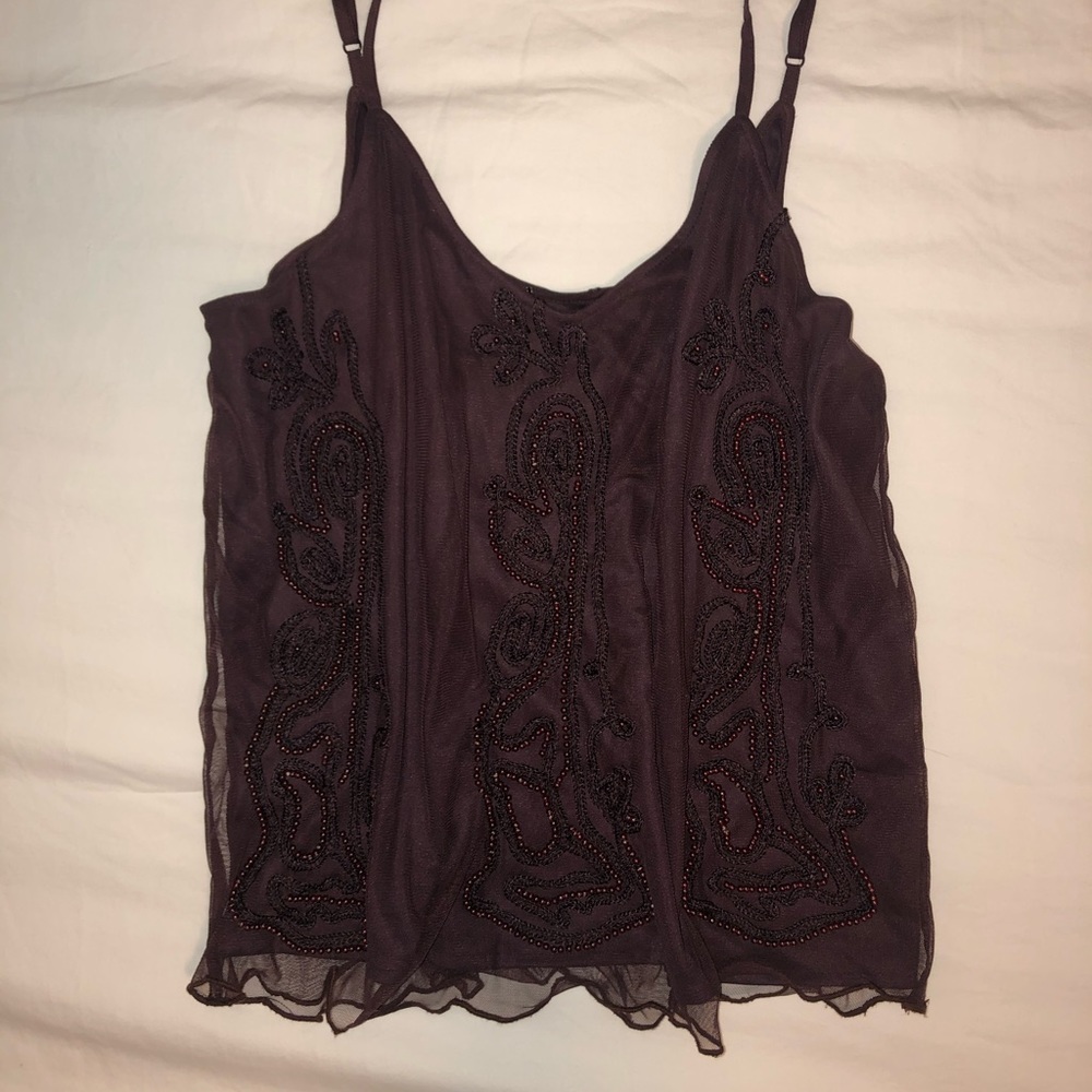 Embellished tank top